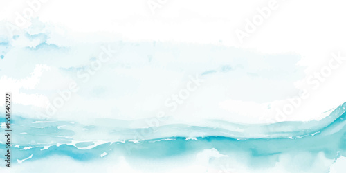 Colorful Watercolor Texture with Organic Blends and Layered Wash Effects on Light Surface. Textured Watercolor Background with Faded Color Layers and Light Paper Fiber Details