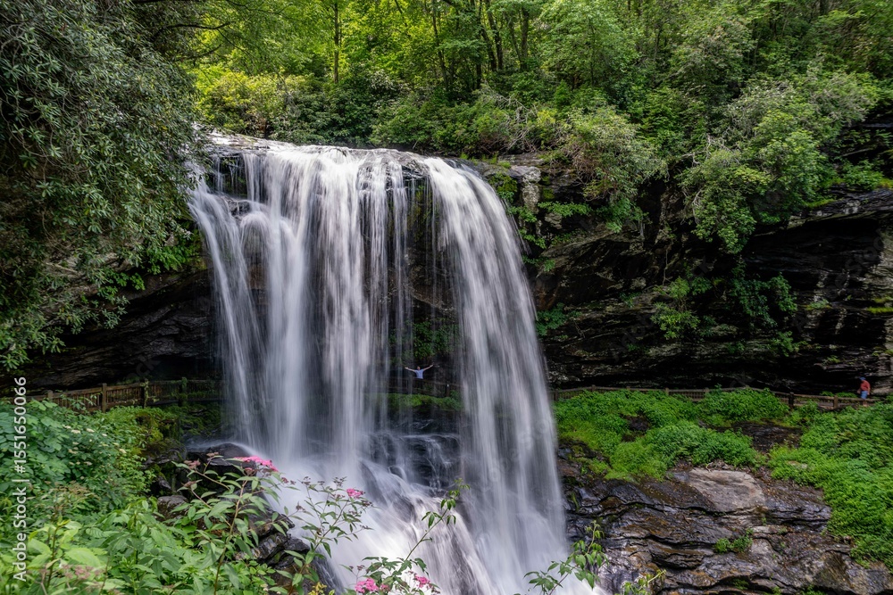 Obraz premium dry falls, highlands, north carolina