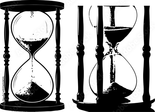 Hourglass Silhouettes - A Symbol of Time