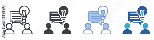 Resolution icon set multiple style collection