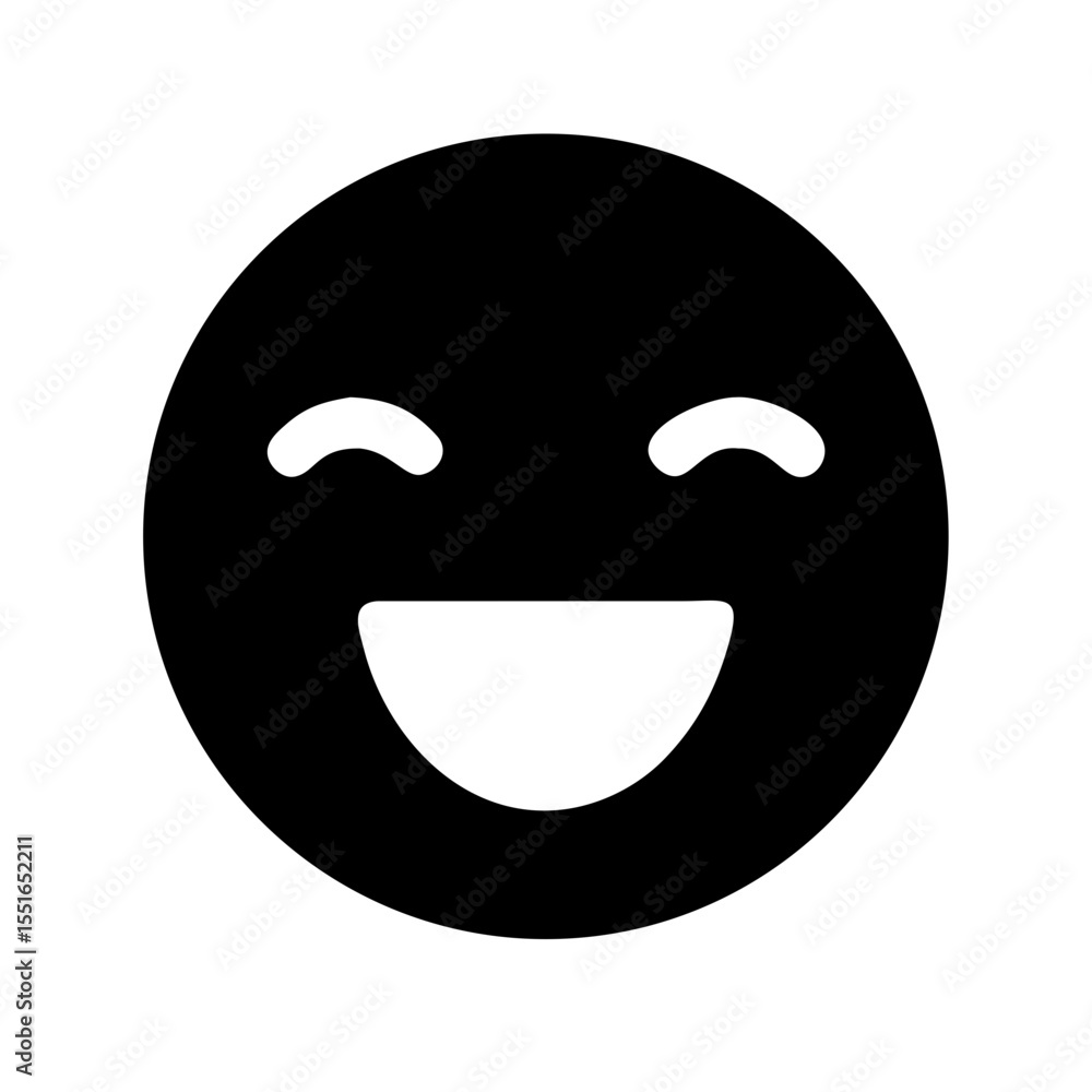 Laughing crying emoji icon vector illustration Laughing crying emoji icon vector illustration