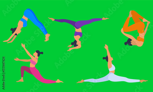 woman doing yoga