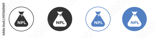 NPL icon vector, Symbol, logo illustrations