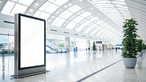 Classroom Wall Poster Mockup with Paper Decorations  
