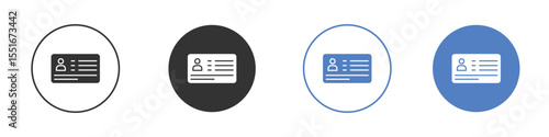 Personal documents icon vector, Symbol, logo illustrations