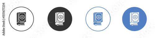 Quran book icon vector, Symbol, logo illustrations