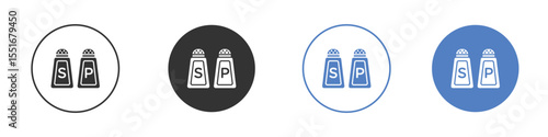 Salt pepper icon vector, Symbol, logo illustrations
