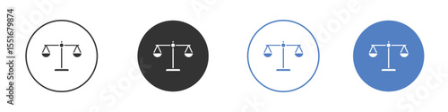 Scale icon vector, Symbol, logo illustrations