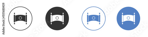 Scroll Torah icon vector, Symbol, logo illustrations