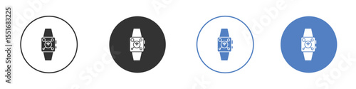 Smart watch icon vector, Symbol, logo illustrations