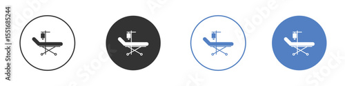 Stretcher icon vector, Symbol, logo illustrations