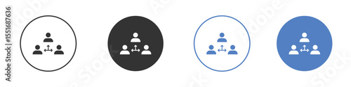 Third party icon vector, Symbol, logo illustrations