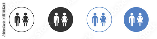 Toilet icon vector, Symbol, logo illustrations