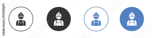 User helmet safety icon vector, Symbol, logo illustrations