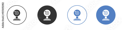 Webcam icon vector, Symbol, logo illustrations