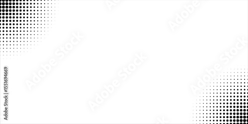 Set of halftone dots gradient pattern texture isolated on white background. Straight dotted spots using halftone circle dot raster texture. Vector blot half tone collection.