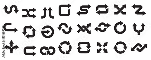 collection different symbols including letter 