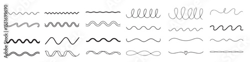 collection different type wave shapes