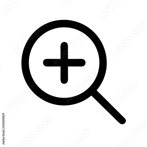 zoom icon vector illustration