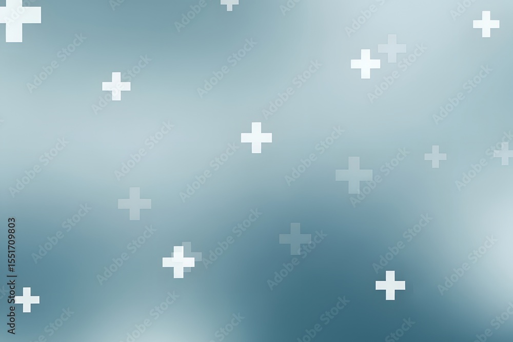 Fototapeta premium Abstract Medical Cross Background