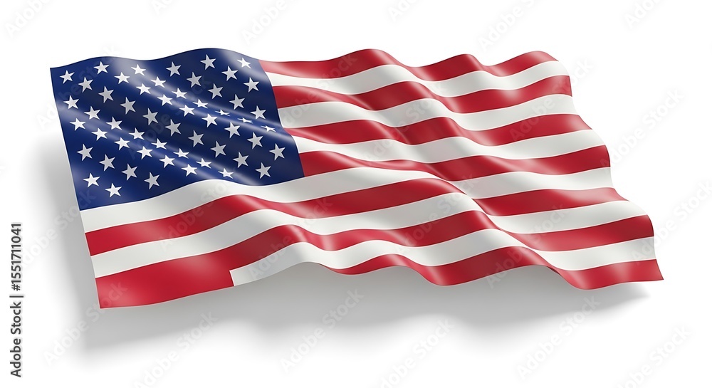 American Flag High-Resolution Image of the Stars and Stripes Waving American Flag High-Resolution Image of the Stars and Stripes Waving