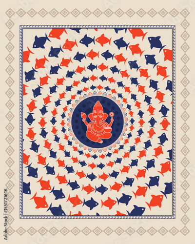 Warli Art: Ganapati Utsav Celebration - Traditional Indian Festival. Warli art, Ganapati Utsav, Ganesh Chaturthi, Indian tribal art