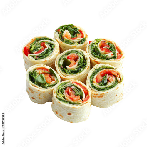 Delicious Spinach and Red Pepper Pinwheels Appetizer