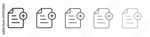 Add file icon simple illustration logo art