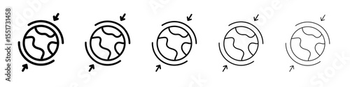 aerosphere icon simple illustration logo art