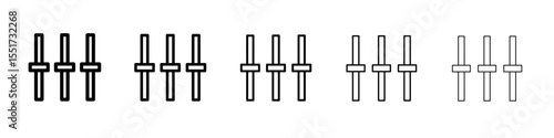 Alignment icon simple illustration logo art
