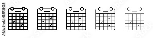 Appointment icon simple illustration logo art