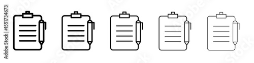 Assignment icon simple illustration logo art