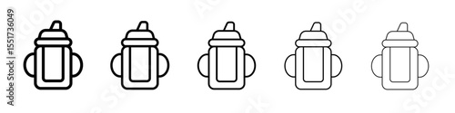baby sippy icon simple illustration logo art