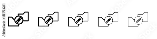 Backlink icon simple illustration logo art