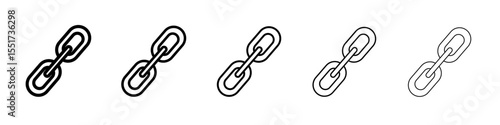 Backlink icon simple illustration logo art