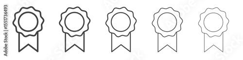 Badge icon simple illustration logo art