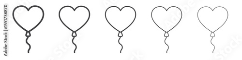 Balloon icon simple illustration logo art
