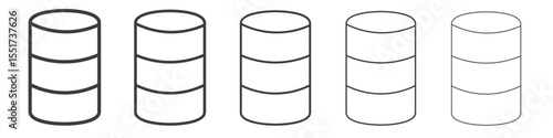 Barrel icon simple illustration logo art