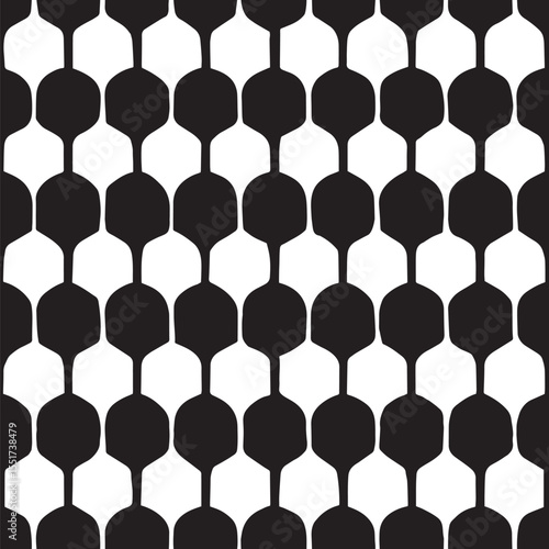 Abstract geometric seamless pattern