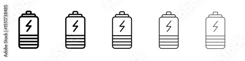 Battery icon simple illustration logo art