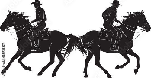 Horse Racing Silhouette Bundle”
