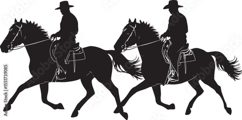 Horse Racing Silhouette Bundle”
