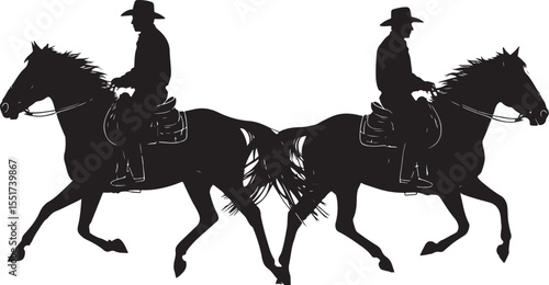 Horse Racing Silhouette Bundle”
