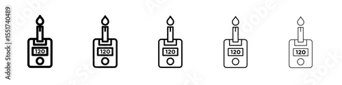 blood glucose icon simple illustration logo art
