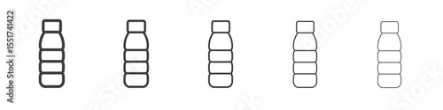Bottle icon simple illustration logo art