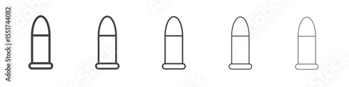 Bullet icon simple illustration logo art