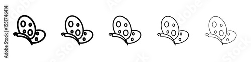 Butterfly icon simple illustration logo art