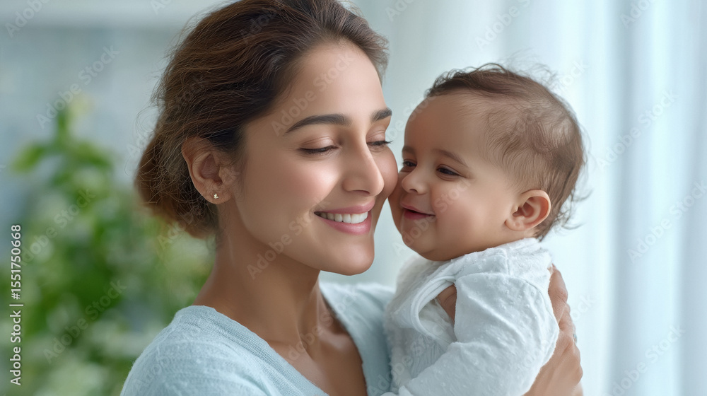 happy indian mother holding cute little baby happy indian mother holding cute little baby