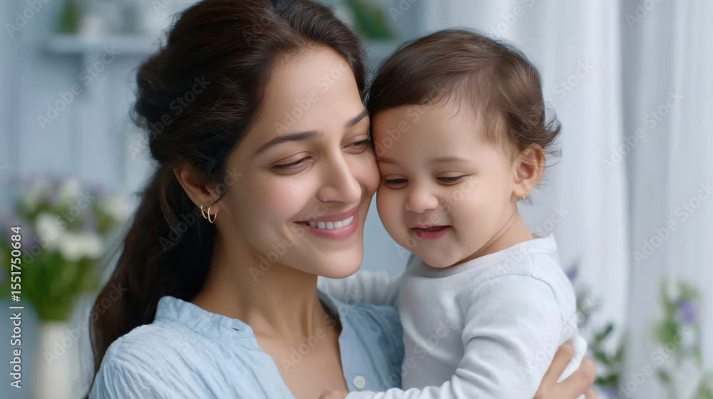 happy indian mother holding cute little baby happy indian mother holding cute little baby