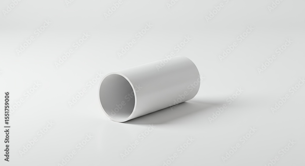 White plastic pipe White plastic pipe